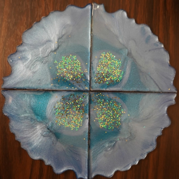 Resin Coasters - Set of 4 - Picture 3 of 6